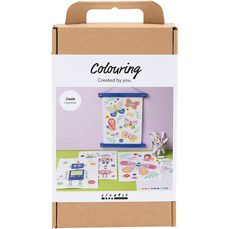 Firma Creativ https: www.cchobby.nl hobbyset-colors-butterfly-and-robot-happy-colors-1-doos