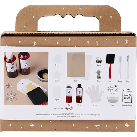 Firma Creativ https: www.cchobby.nl mini-hobbyset-cyanotype-geschenklabels-blauw-zilver-1-doos
