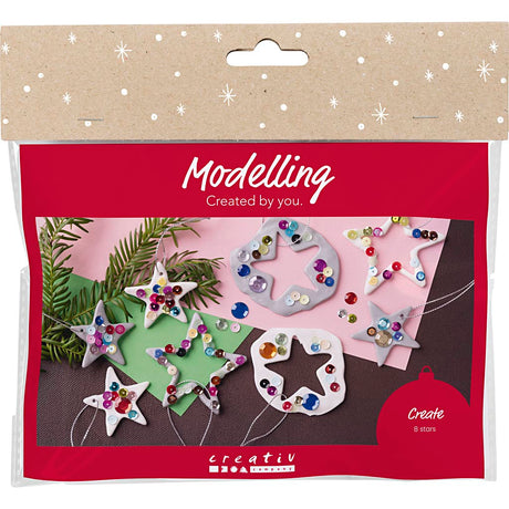 Firma Creativ https: www.cchobby.nl mini-hobbyset-boetseren-stars-zilver-wit-1-doos