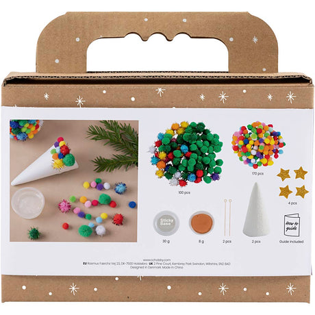 Firma Creativ https: www.cchobby.nl mini-hobbyset-decoration-christmas-tree-różne-kolory-1-pudełko