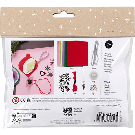 Firma Creativ https: www.cchobby.nl mini-hobbyset-decoration-filc-christmas-decorations-różne-kolory-1-pudełko