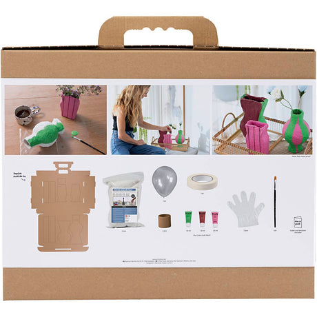 Firma Creativ https: www.cchobby.nl maxi-hobbyset-boetseren-vazen-van-papier-mache-diverse-colors-1-doos