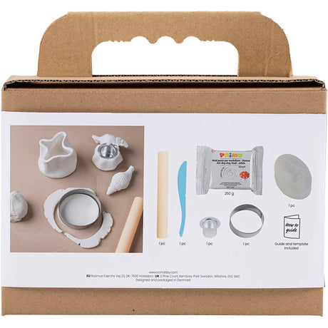 Firma Creativ https: www.cchobby.nl mini-hobbyset-boetseren-świecznik-z-muszlami-off-white-1-box