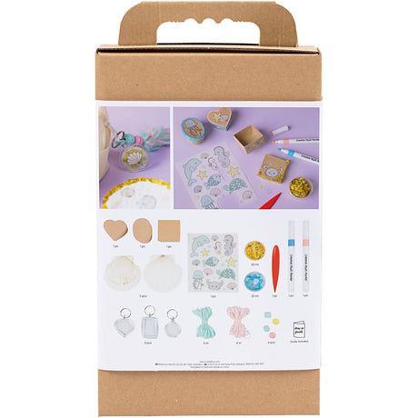 Firma Creativ https: www.cchobby.nl hobbyset-decoration-boxes-shells-keychains-pastelcolors-1-box