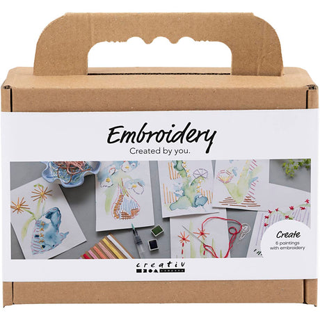 Firma Creativ https: www.cchobby.nl mini-hobbyset-embroidery-paintings-with-haft-różne-kolory-1-pudełko