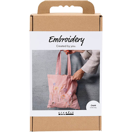 Firma Creativ https: www.cchobby.nl hobbyset-embroidery-carrier-bag-lightpink-1-box
