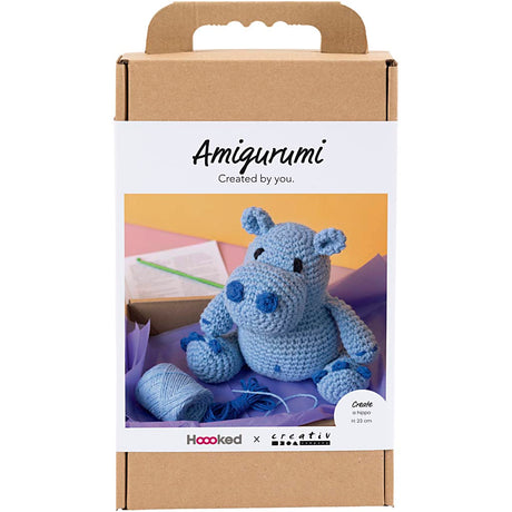 Firma Creativ https: www.cchobby.nl hobbyset-amigurumi-hippopotamus-blue-lightblue-1-box