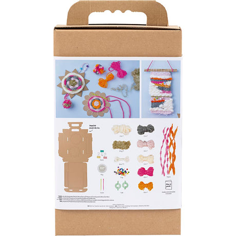 Firma Creativ https: www.cchobby.nl hobbyset-weaving-wall-mountings-diverse-colors-1-box