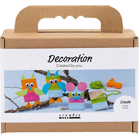 Firma Creativ https: www.cchobby.nl mini-hobbyset-dekoracja-myszy-i-sowy-różne-kolory-1-pudełko