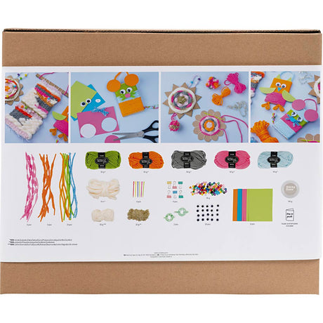 Firma Creativ https: www.cchobby.nl grupa zestaw-tkactwo-mocowania-scienne-wieszaki-sowy-mysz-diverse-colors-1-box