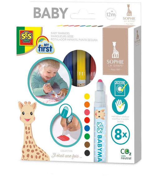 Ses kreatywny ses mój pierwszy - pisaki dla dzieci Sophie la Girafe