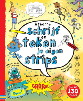 Schrijf en teken je eigen strips. 8+ | 2 stuks