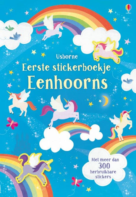 Pierwsza książka z naklejkami Central Book House: jednorożce. 3+