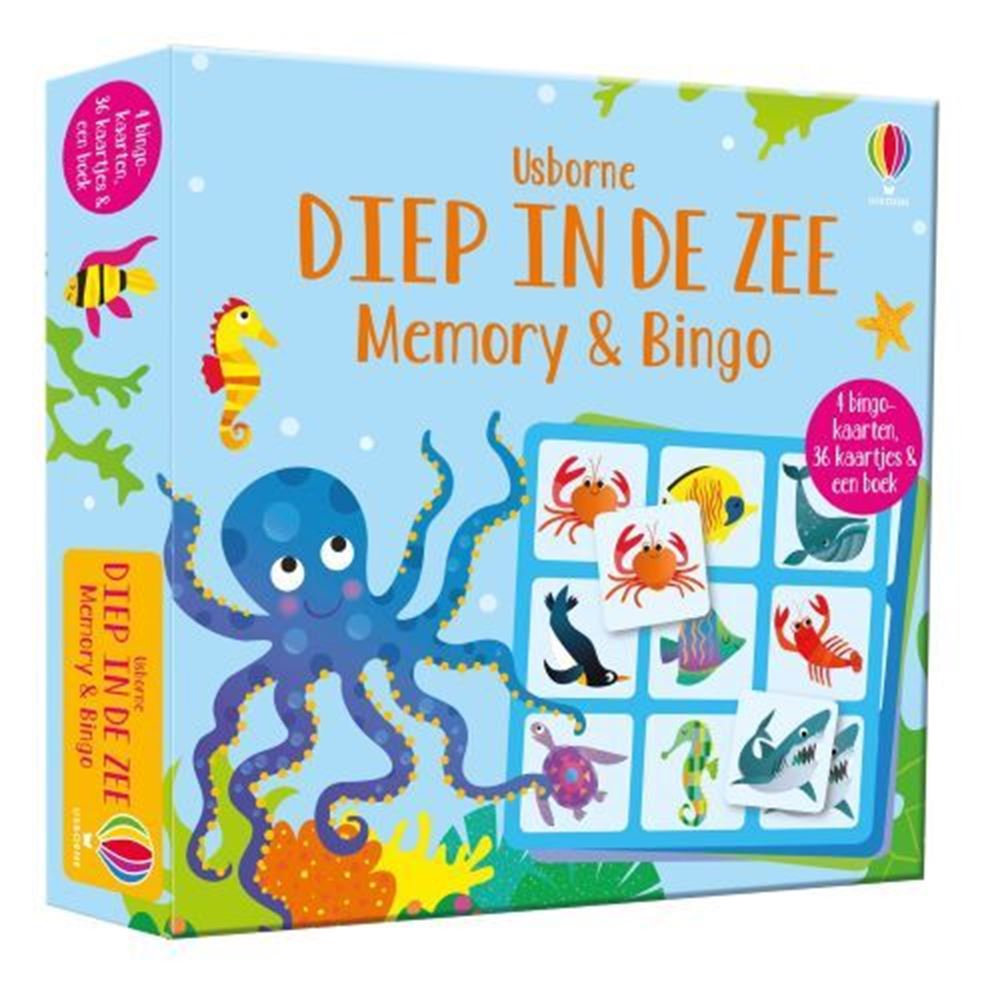 Memory en bingo diep in de zee. 3+ | 2 stuks