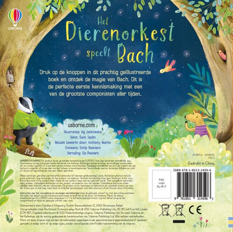 Bach geluidenboek dierenorkest speelt . | 2 stuks