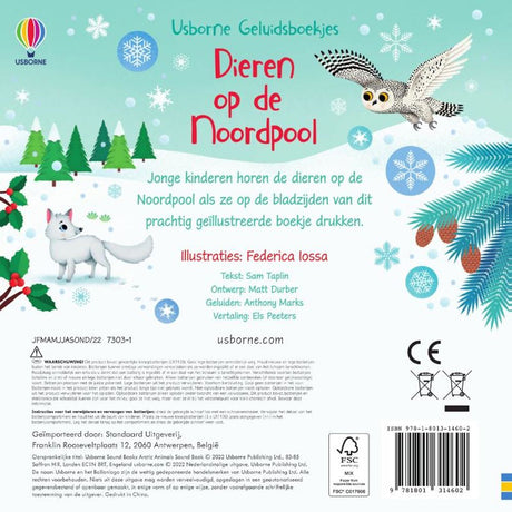 Geluidenboek: dieren op de noordpool. 1+ | 2 stuks
