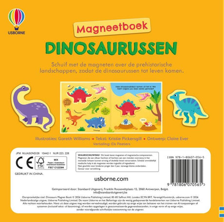 Dinosaurussen. magneetboek. 3+