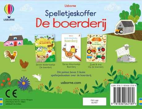 Spelletjeskoffer: de boerderij. 3+ | 2 stuks