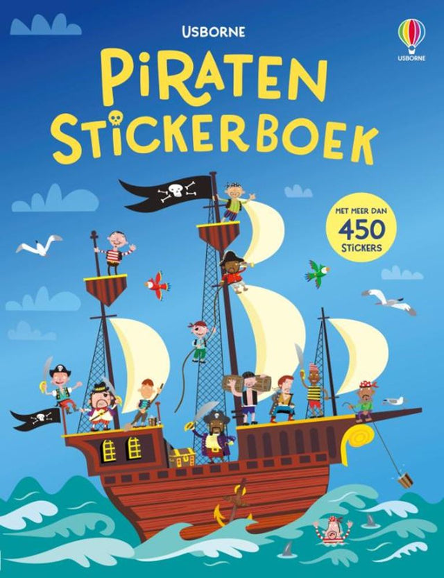 Książka z naklejkami z piratami 5+