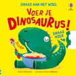 Książka planszowa: Nakarm swojego dinozaura 2+