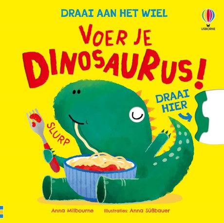 Książka planszowa: Nakarm swojego dinozaura 2+