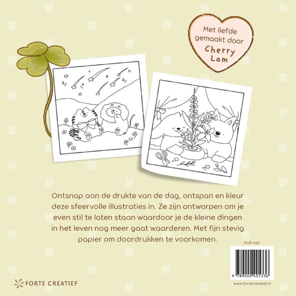 Forte creatief cozy kleurboek charm - | 3 stuks