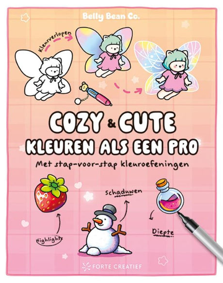 Forte creatief cozy cute kleuren als een pro - | 5 stuks