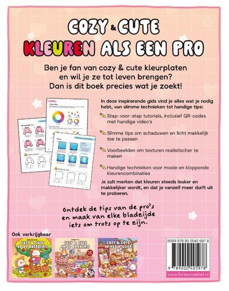 Forte creatief cozy cute kleuren als een pro - | 5 stuks