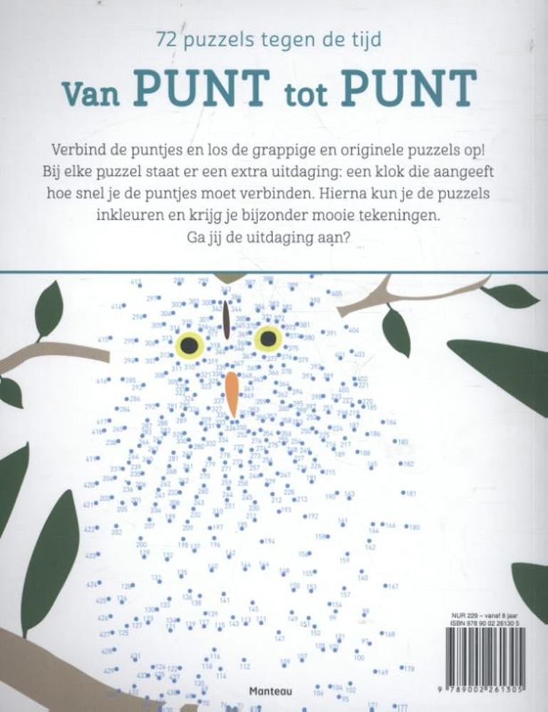 Van punt tot punt: 72 puzzels tegen de t