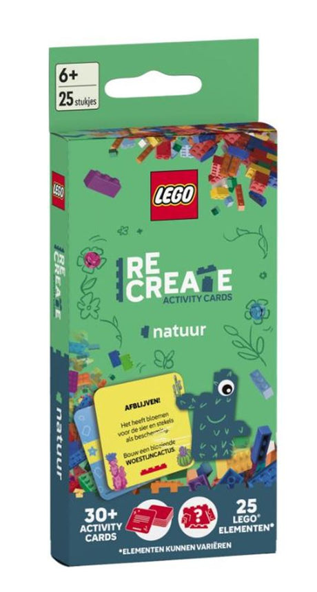 Lego recreate activity cards: natuur 6+ | 3 stuks