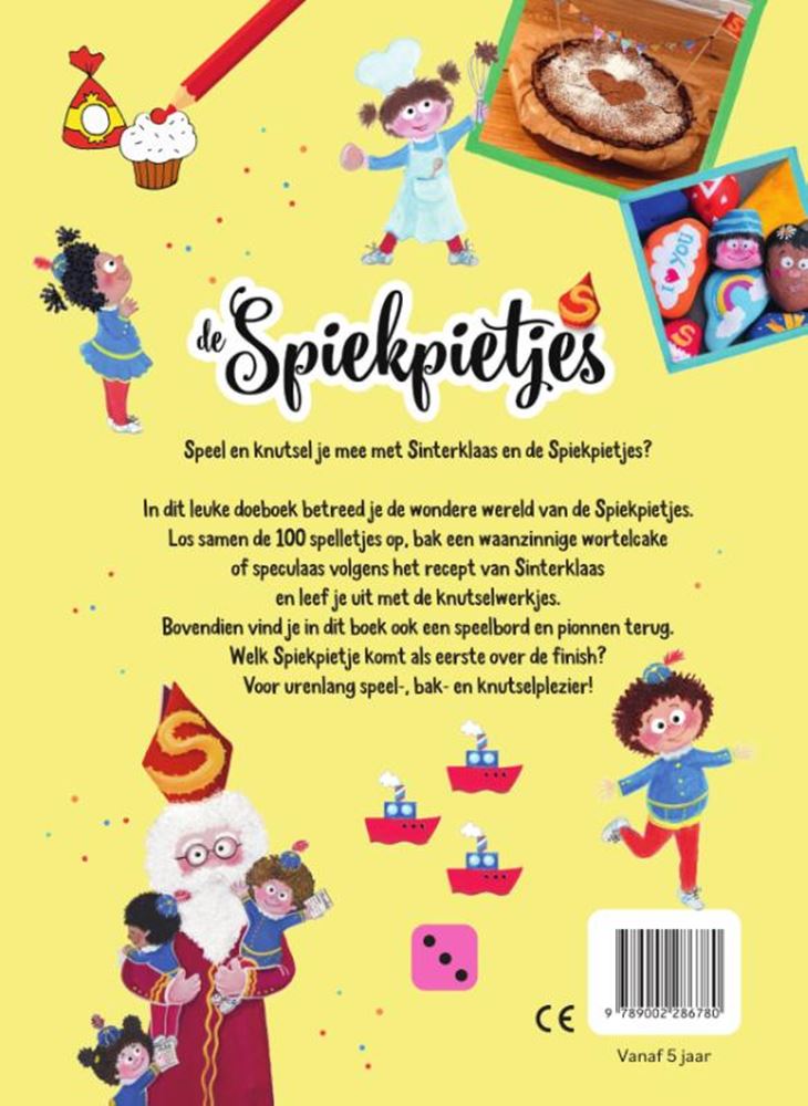 Spiekpiet: doeboek met 100 spelletjes 5+
