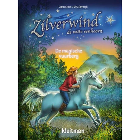 Kluitman Silverwind, biały jednorożec - magiczna góra ognia