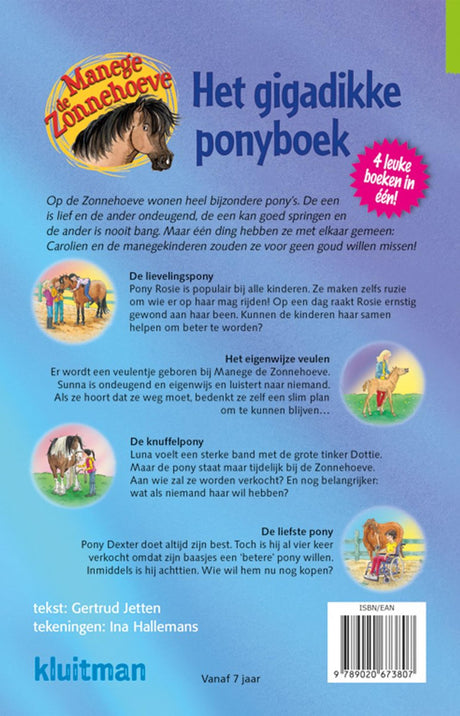 Szkoła jazdy konnej Kluitman De Zonnehoeve Książka o wielkich kucykach