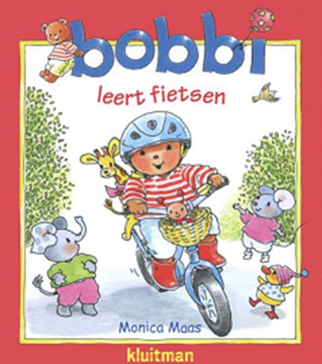Kluitman Bobbi uczy się jeździć na rowerze