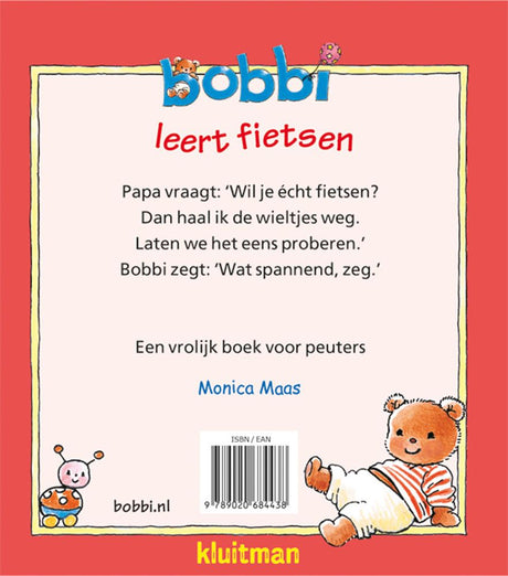 Kluitman Bobbi uczy się jeździć na rowerze
