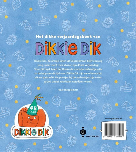 Wydawcy Gottmer grupują grubą książeczkę urodzinową Dikkie Dik