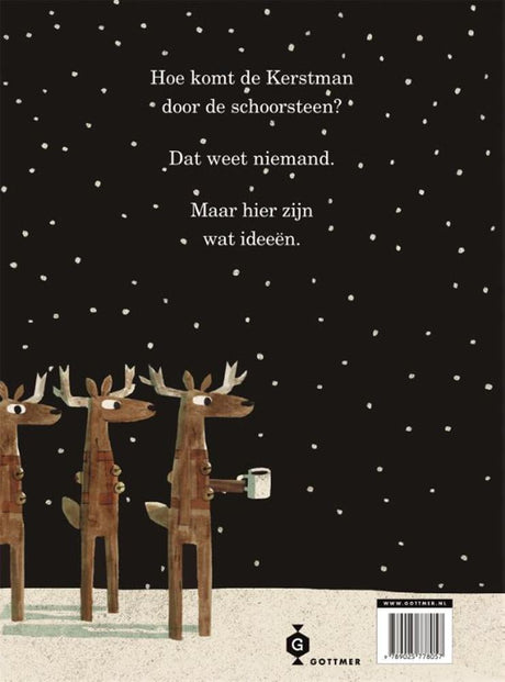 Hoe komt de kerstman door de schoorsteen