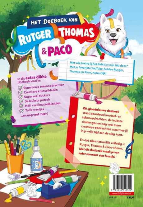 Książka ćwiczeń autorstwa Rutgera, Thomasa Paco -