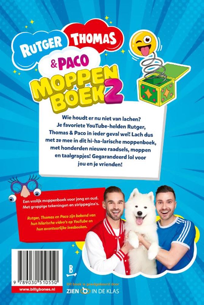 Książka z dowcipami Rutgera, Thomasa i Paca