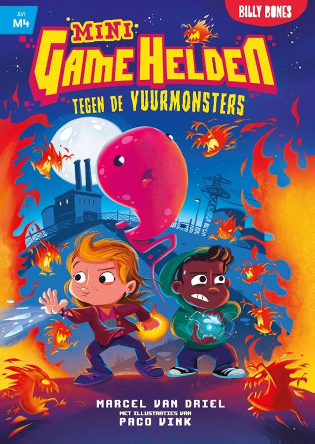 Mini game helden tegen de vuurmonsters
