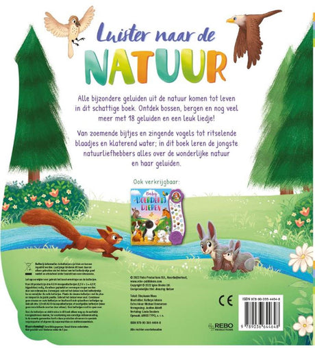 Książka dźwiękowa wydawcy Rebo: słuchaj natury. 3+