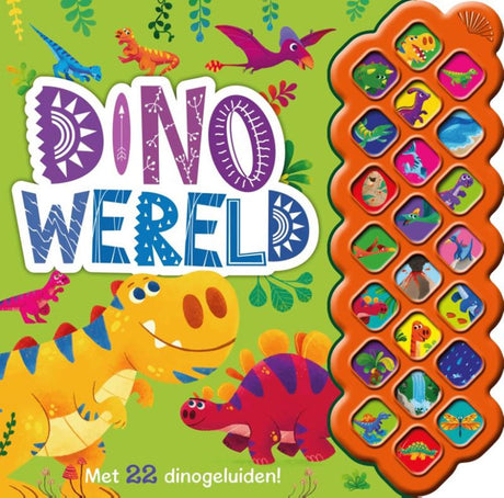 Książka dźwiękowa wydawnictwa Rebo: Dino World 0+