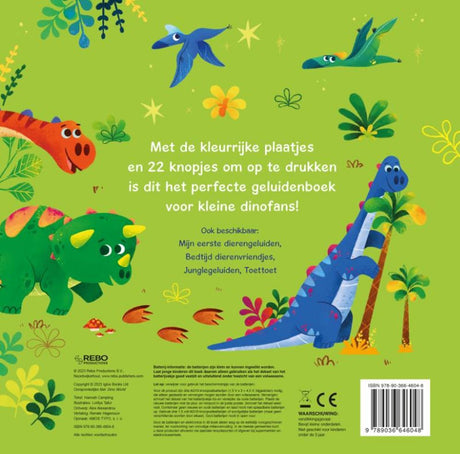 Książka dźwiękowa wydawnictwa Rebo: Dino World 0+