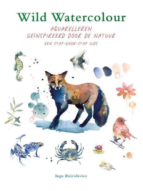 Kleurboek: wild watercolour volwassene | 2 stuks