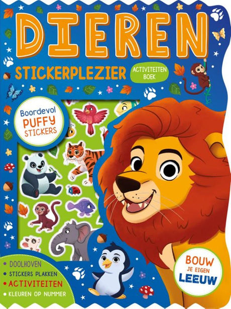 Rebo publishers dieren – stickerplezier activiteitenboek | 2 stuks