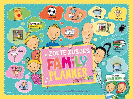 Kalenderwinkel de zoete zusjes family planner 2027 -