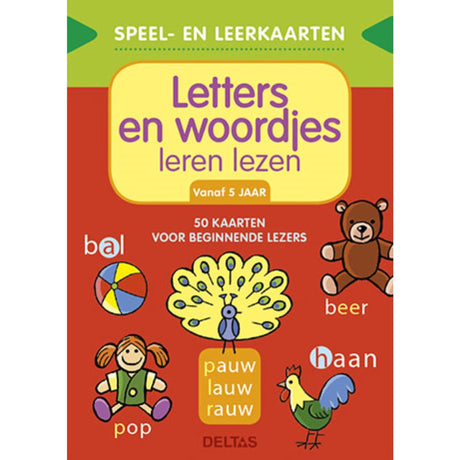 Deltas Play and Learning Cards - Naucz się czytać litery i słowa (5+)