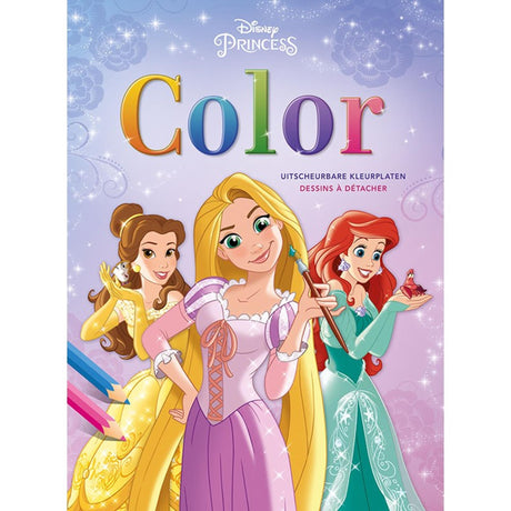 Delta Disney Princess - kolorowanka - blok z wyrywanymi kolorowankami