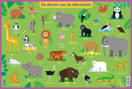 Edukacyjne przedszkole kolejkowe Deltas - zwierzęta z zoo
