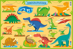 Przedszkole edukacyjne podstawki Deltas - dinozaury